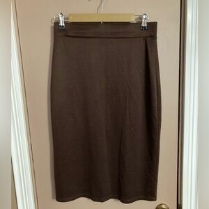 Women’s Jupe da Abby Brand Dark Brown Pencil Skirt Size Medium